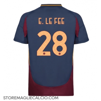 AS Roma Enzo Le Fee #28 Maglia Gara Terza Repliche 2024-25